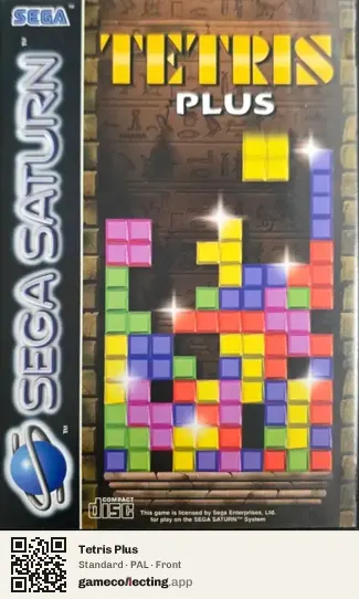 Tetris Plus Sega Saturn, PAL box front