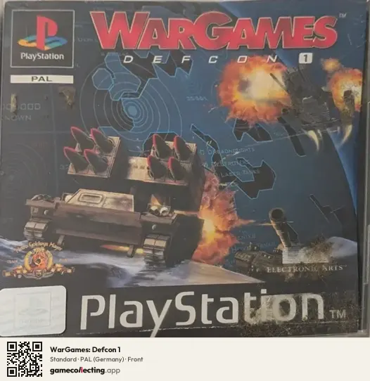 WarGames: Defcon 1 PlayStation, Germany box front