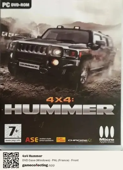 4x4 Hummer Computer, France box front