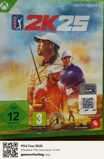 PGA Tour 2K25 Xbox Series X, Germany box front