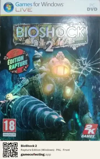 BioShock 2 Computer, PAL box front
