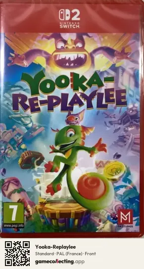 Yooka-Replaylee Nintendo Switch 2, France box front