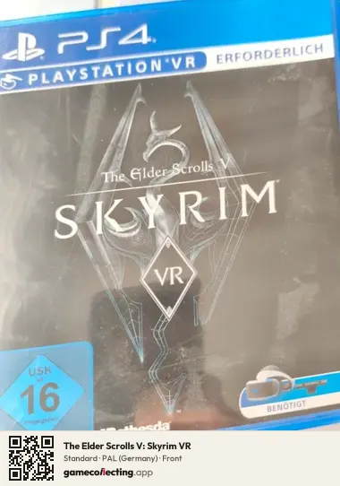 The Elder Scrolls V: Skyrim VR PlayStation 4, Germany box front