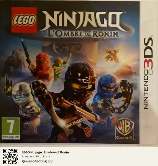 LEGO Ninjago: Shadow of Ronin Nintendo 3DS, PAL box front