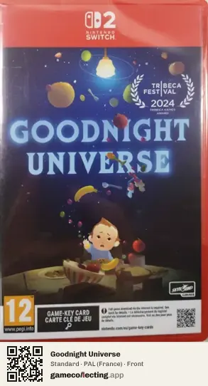 Goodnight Universe Nintendo Switch 2, France box front