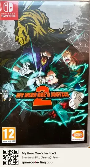 My Hero One's Justice 2 Nintendo Switch, France box front