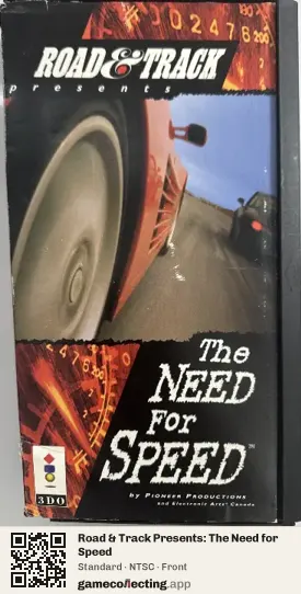 Road & Track Presents: The Need for Speed 3DO Interactive Multiplayer, NTSC box front