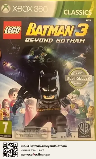 LEGO Batman 3: Beyond Gotham Xbox 360, PAL box front