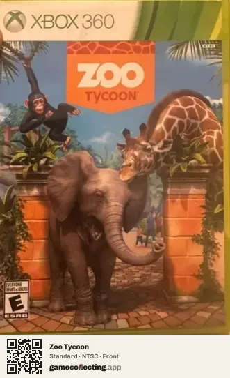 Zoo Tycoon Xbox 360, NTSC box front