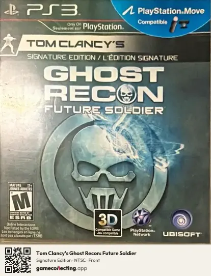 Tom Clancy's Ghost Recon: Future Soldier PlayStation 3, NTSC box front