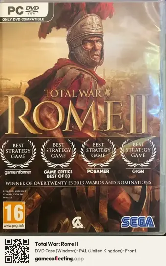 Total War: Rome II Computer, United Kingdom box front