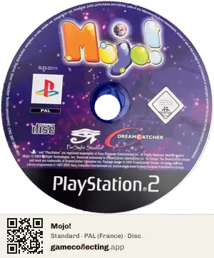 Mojo! PlayStation 2, PAL disc