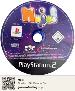 Mojo! PlayStation 2, PAL disc