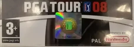 Tiger Woods PGA Tour 08, the PEGI square on its front