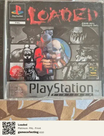 Loaded PlayStation, PAL box front