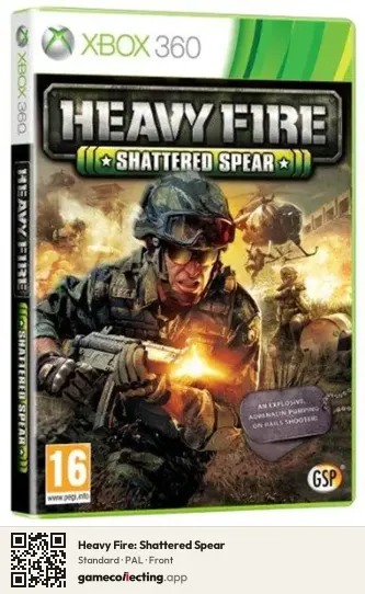 Heavy Fire: Shattered Spear Xbox 360, PAL box front