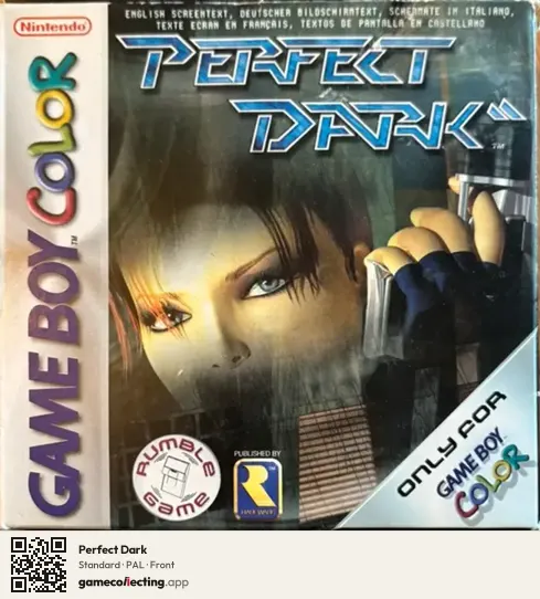 Perfect Dark Game Boy Color, PAL box front