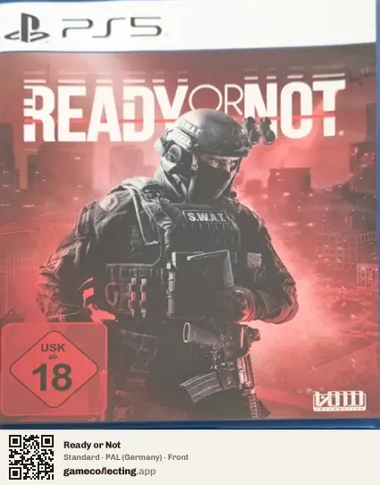 Ready or Not PlayStation 5, Germany box front