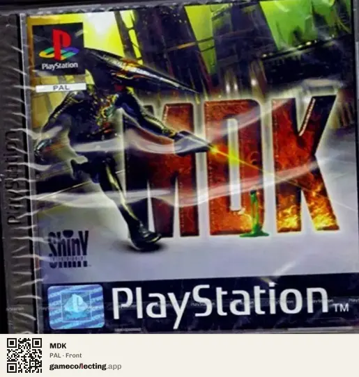 MDK PlayStation, PAL box front