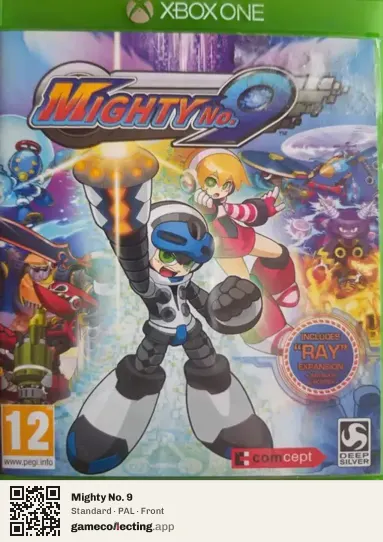 Mighty No. 9 Xbox One, PAL box front
