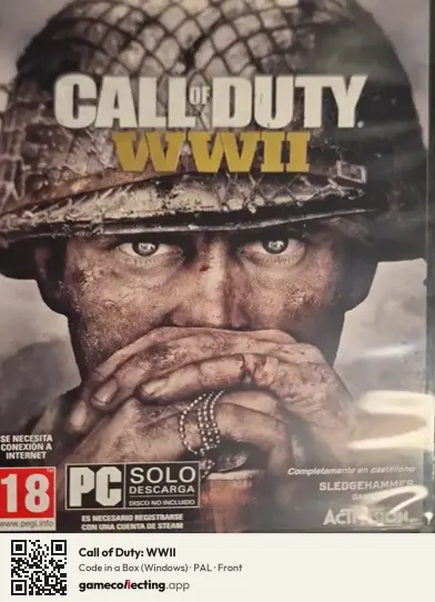 Call of Duty: WWII Computer, PAL box front