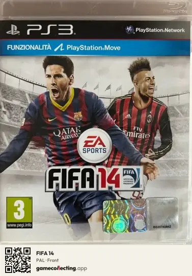 FIFA 14 PlayStation 3, PAL box front