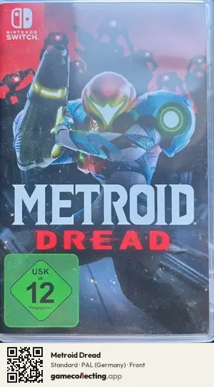 Metroid Dread Nintendo Switch, Germany box front