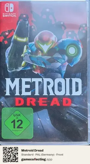 Metroid Dread Nintendo Switch, Germany box front
