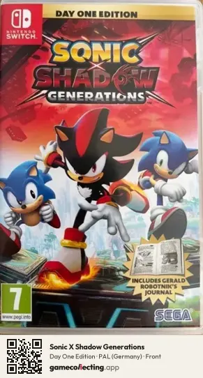 Sonic X Shadow Generations Nintendo Switch, Germany box front