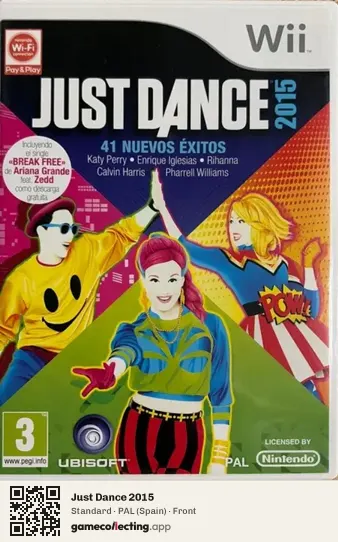 Just Dance 2015 Nintendo Wii, Spain box front