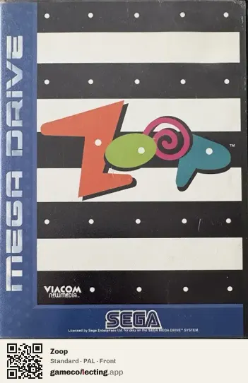 Zoop Sega Mega Drive / Genesis, PAL box front