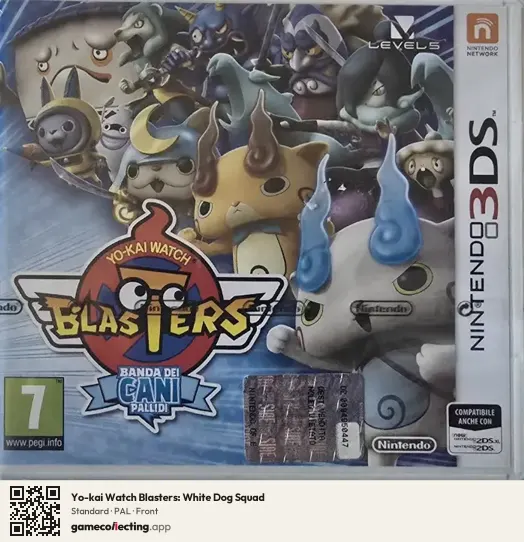 Yo-kai Watch Blasters: White Dog Squad Nintendo 3DS, PAL box front