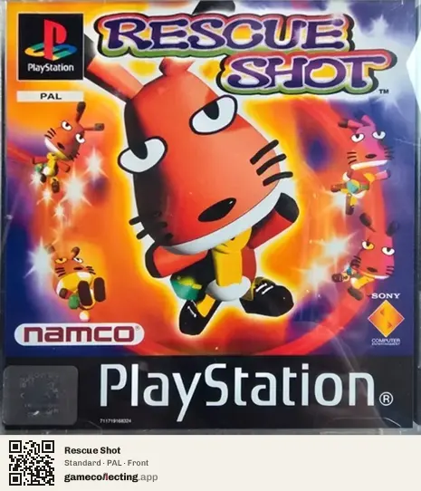 Rescue Shot PlayStation, PAL box front