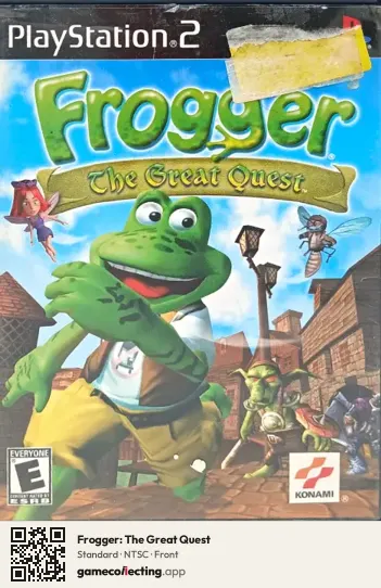 Frogger: The Great Quest PlayStation 2, NTSC box front