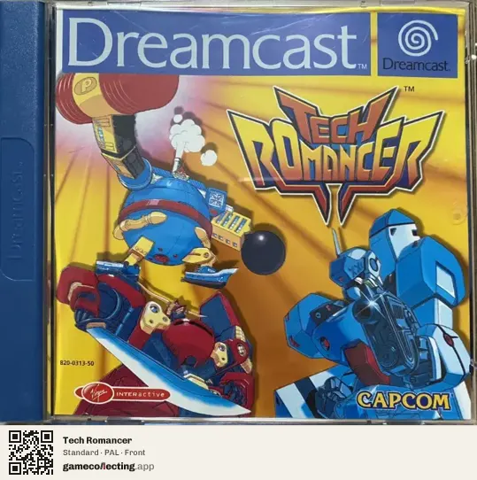 Tech Romancer Sega Dreamcast, PAL box front