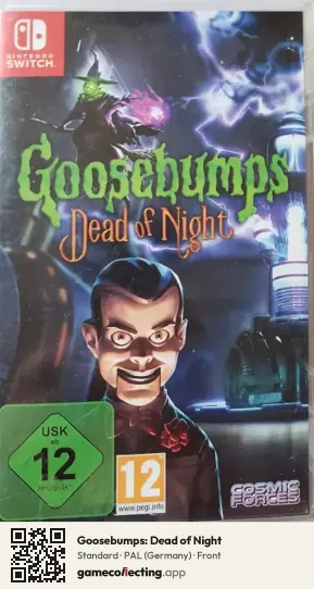 Goosebumps: Dead of Night Nintendo Switch, Germany box front