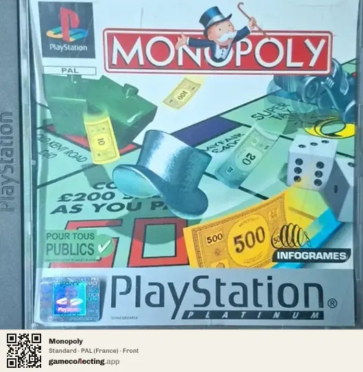 Monopoly PlayStation, France box front