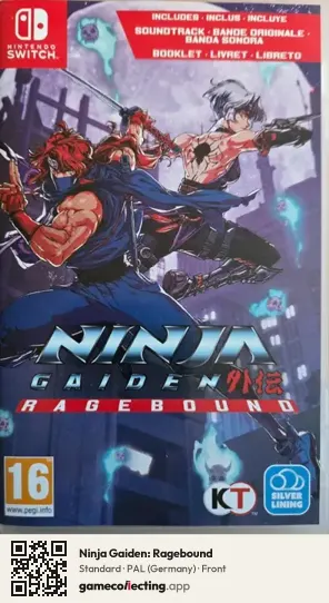 Ninja Gaiden: Ragebound Nintendo Switch, Germany box front