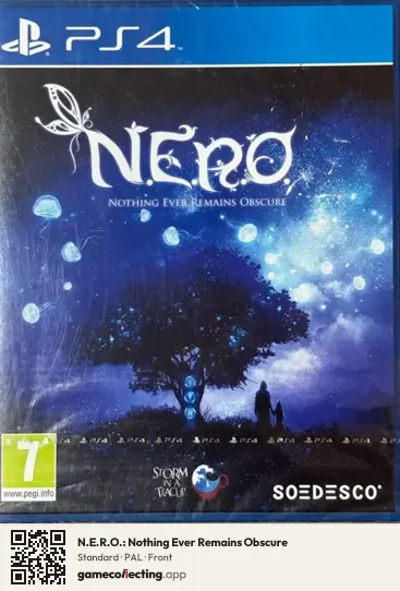 N.E.R.O.: Nothing Ever Remains Obscure PlayStation 4, PAL box front