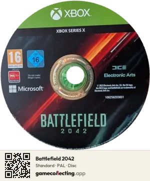 Battlefield 2042 Xbox Series X, PAL disc