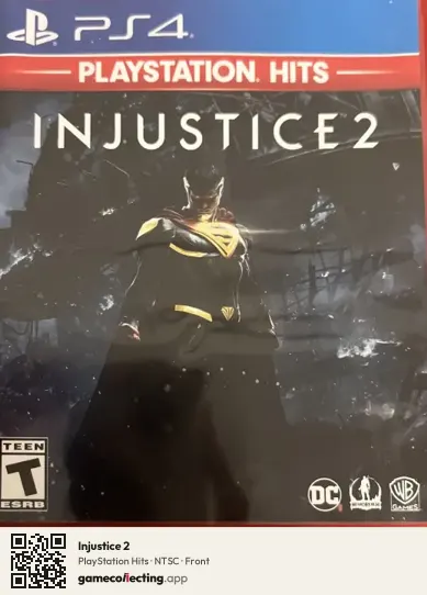 Injustice 2 PlayStation 4, NTSC box front