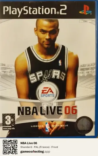 NBA Live 06 PlayStation 2, France box front