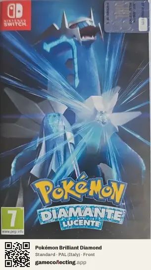 Pokémon Brilliant Diamond Nintendo Switch, Italy box front