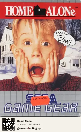 Home Alone Sega Game Gear, PAL box front
