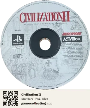 Civilization II PlayStation, PAL disc