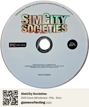 SimCity Societies Computer, PAL disc
