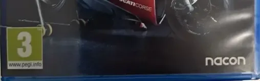 RiMS Racing, the PEGI square on its front