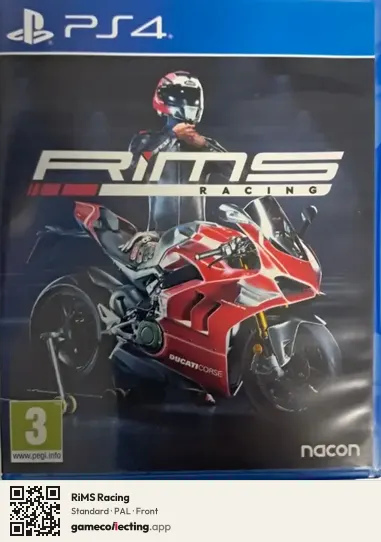 RiMS Racing PlayStation 4, PAL box front