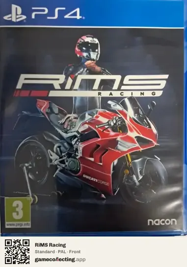 RiMS Racing PlayStation 4, PAL box front