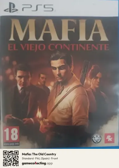 Mafia: The Old Country PlayStation 5, Spain box front
